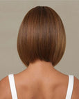 Perruque Synthétique Brune Carré Long - Oriane - Perruque Femme