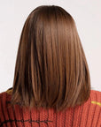 Perruque Synthétique Brune Carré Mi-Long - Justine - Perruque Femme