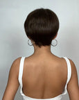 Perruque Synthétique Brune Courte - Héloïse - Perruque Femme