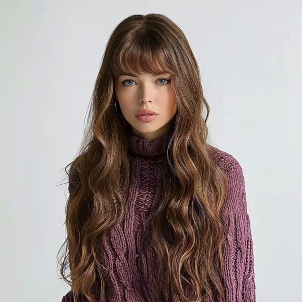 Perruque Synthétique Brune Longue - Anouk