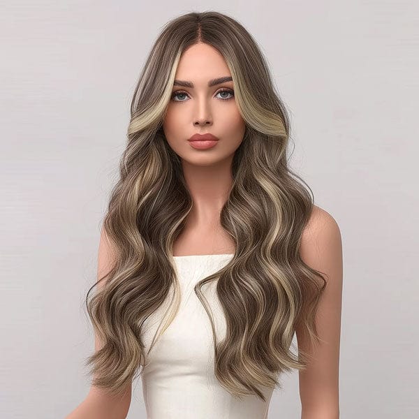 Perruque Synthétique Brune Longue - Odessa