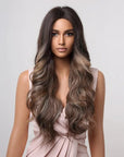 Perruque Synthétique Brune Longue - Aveline - Perruque Femme