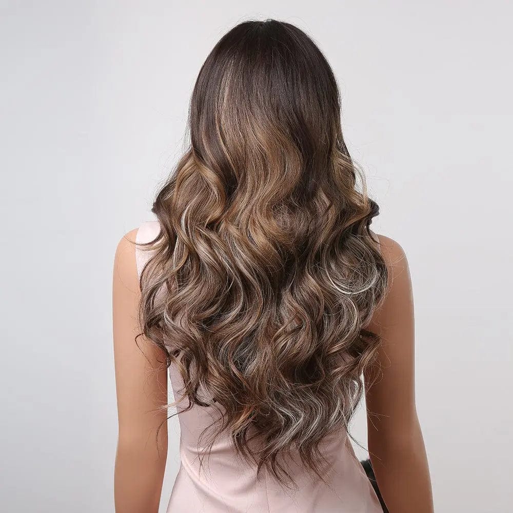 Perruque Synthétique Brune Longue - Aveline