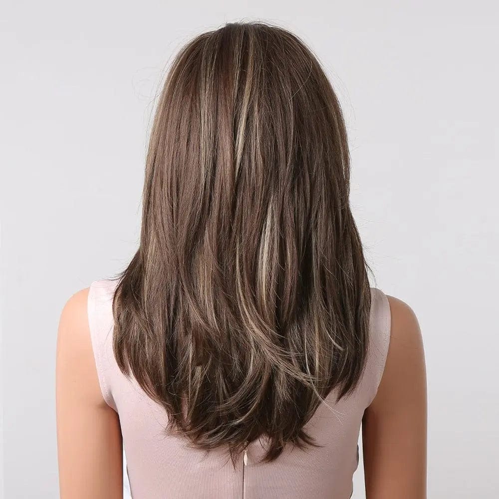 Perruque Synthétique Brune Longue - Blanca