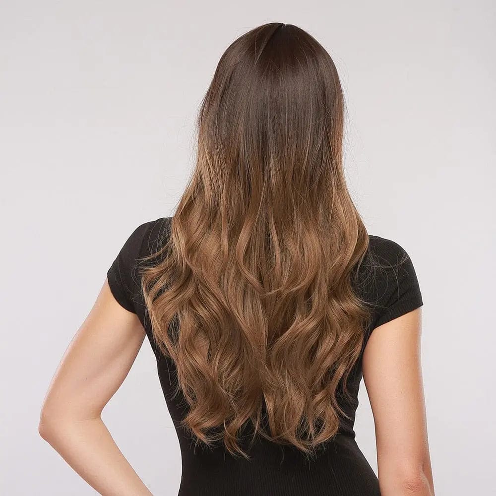 Perruque Synthétique Brune Longue - Camille