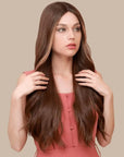Perruque Synthétique Brune Longue - Fanny - Perruque Femme