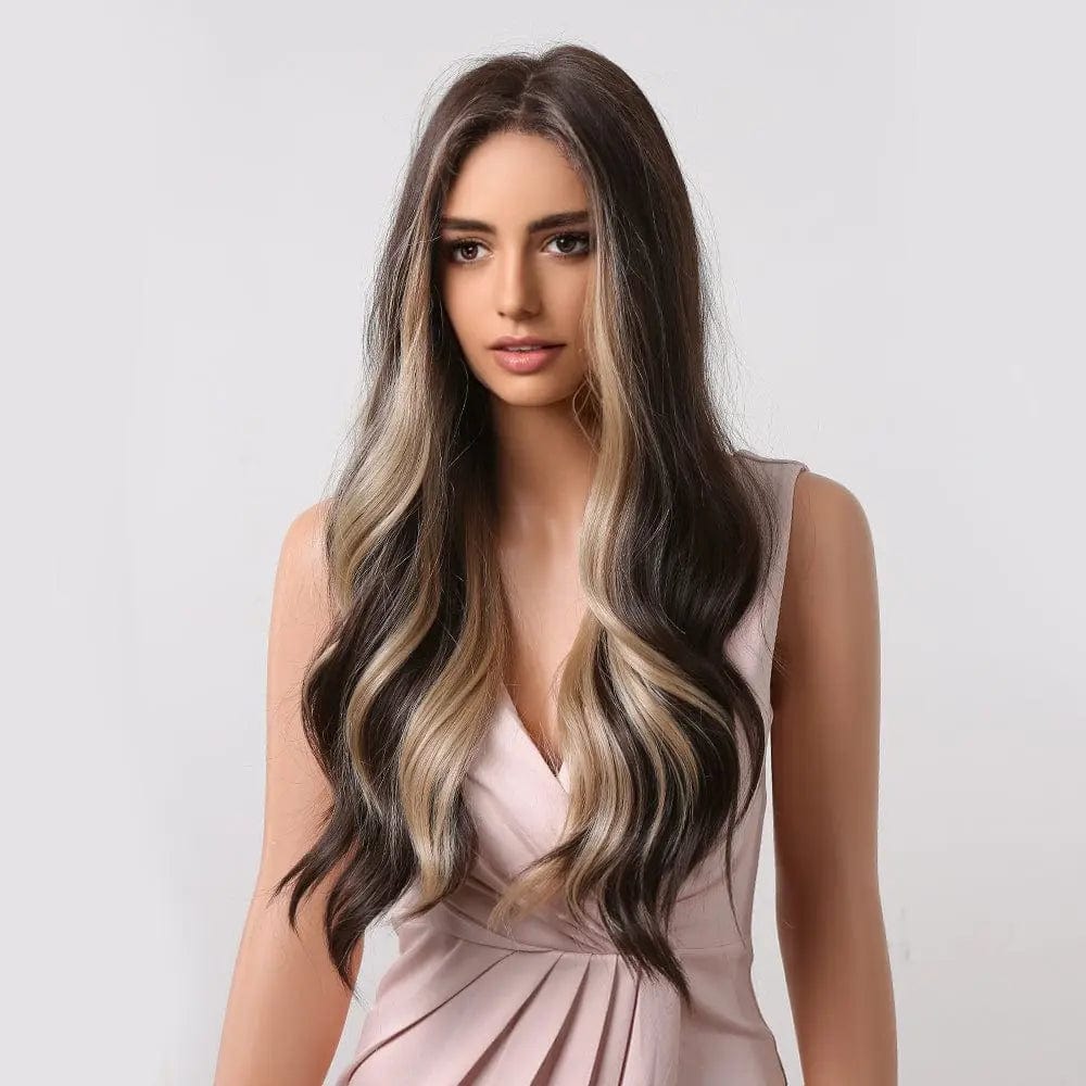 Perruque Synthétique Brune Longue - Felicia