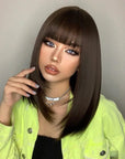 Perruque Synthétique Brune Longue - Indira - Perruque Femme