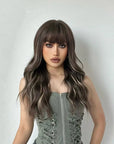 Perruque Synthétique Brune Longue - Ivonne - Perruque Femme