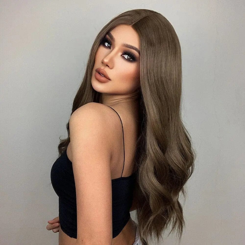 Perruque Synthétique Brune Longue - Lorelei