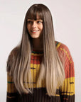 Perruque Synthétique Brune Longue - Neva - Perruque Femme