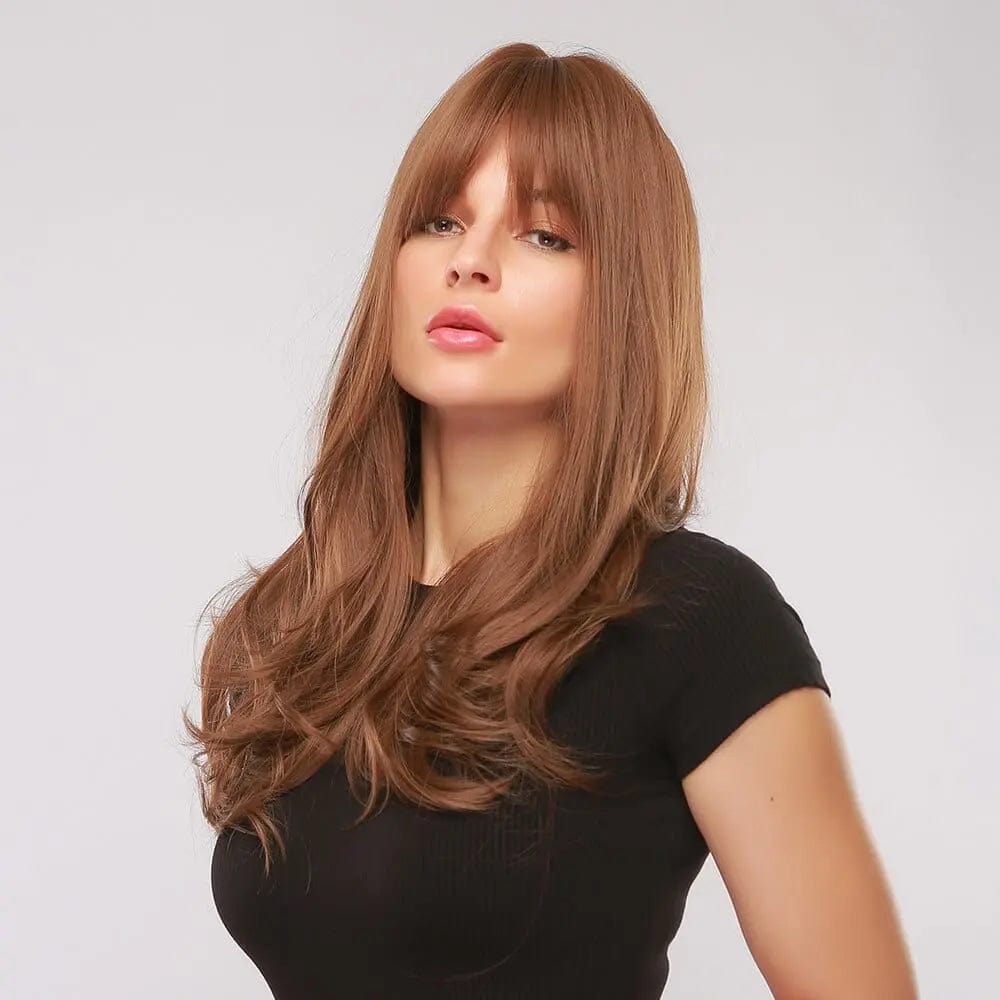 Perruque Synthétique Brune Longue - Nuala