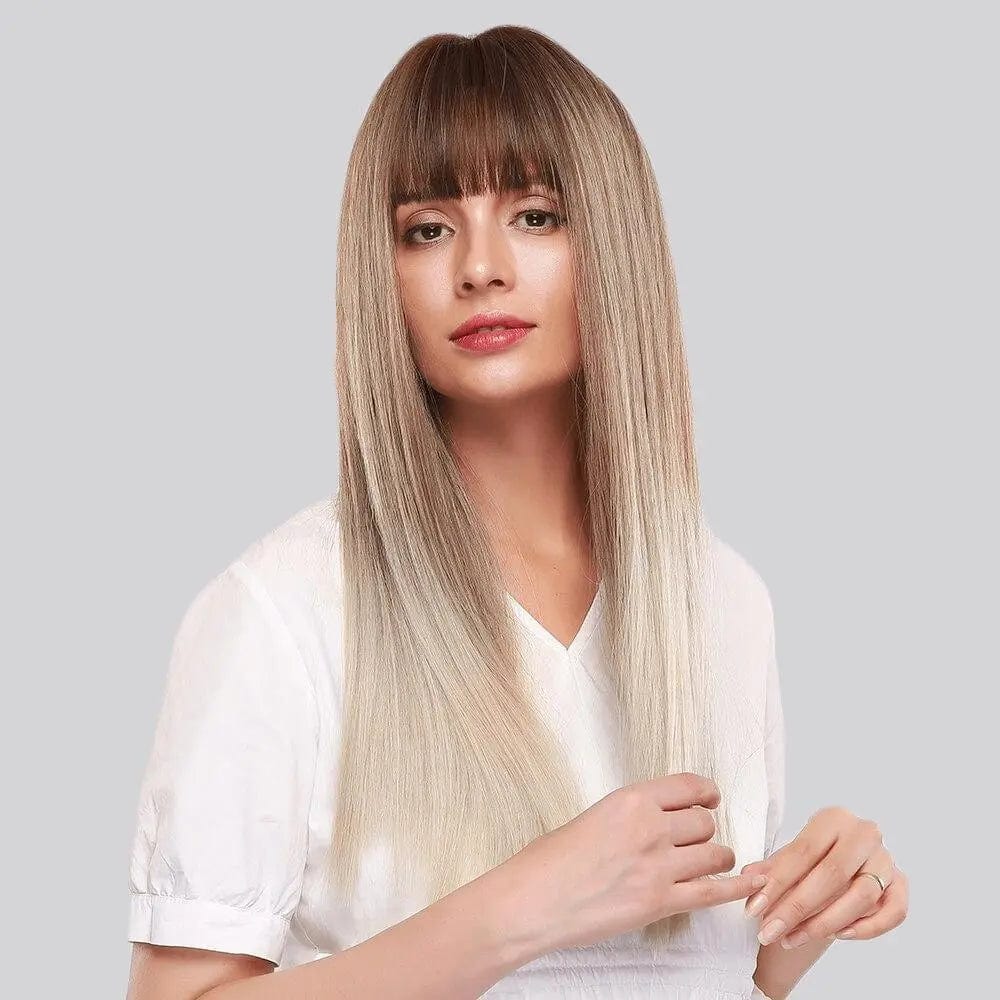 Perruque Synthétique Brune Longue - Philippa