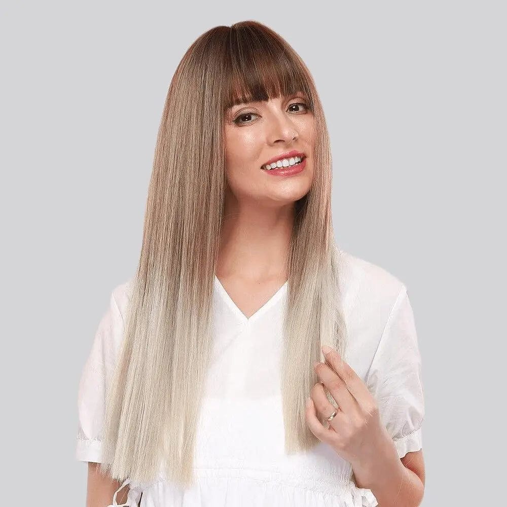 Perruque Synthétique Brune Longue - Philippa