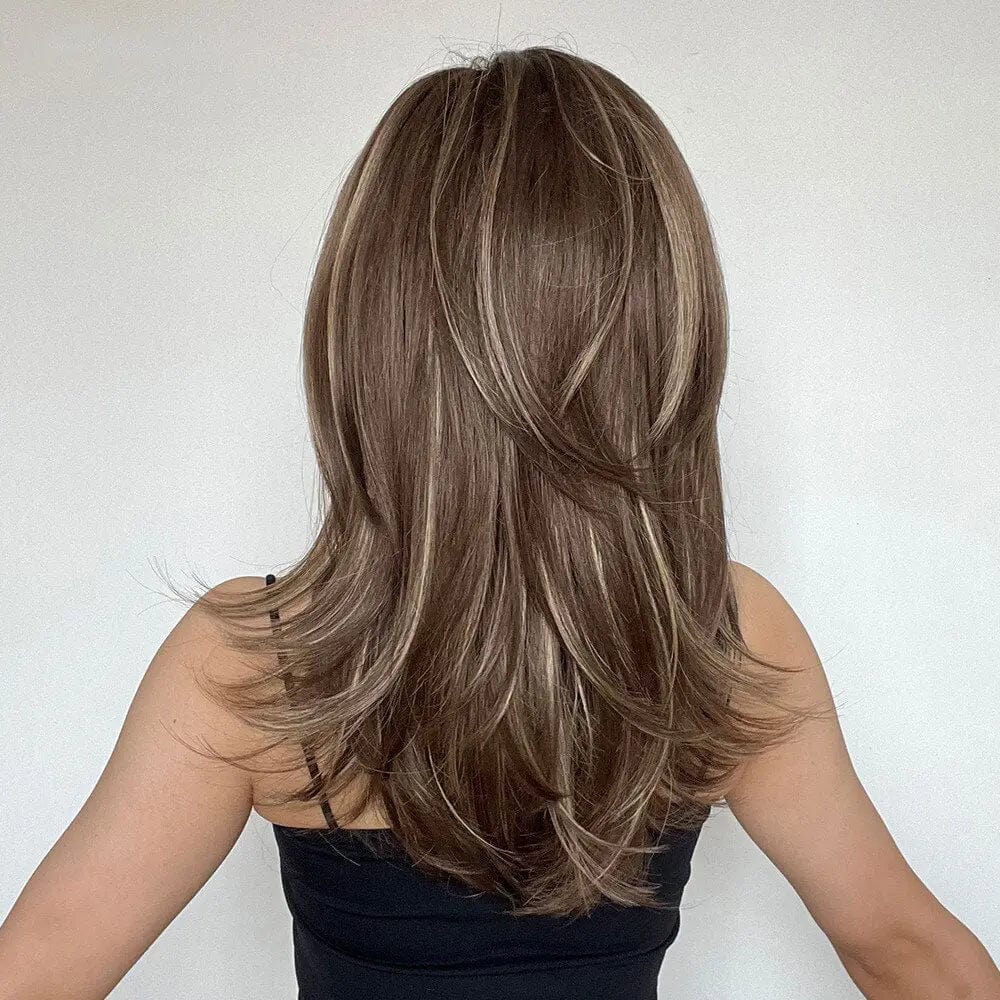 Perruque Synthétique Brune Longue - Ulla