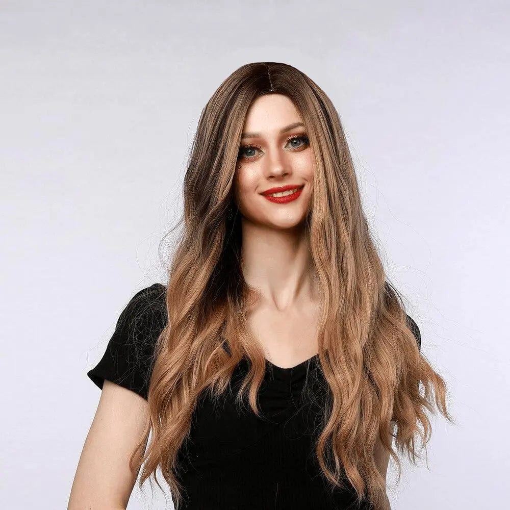 Perruque Synthétique Brune Longue - Yelena