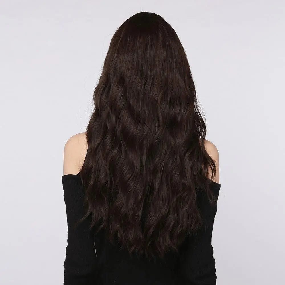 Perruque Synthétique Brune Longue - Zadie