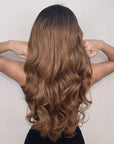 Perruque Synthétique Brune Longue - Zinnia - Perruque Femme
