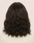 Perruque Synthétique Brune Mi-Longue - Emma - dos