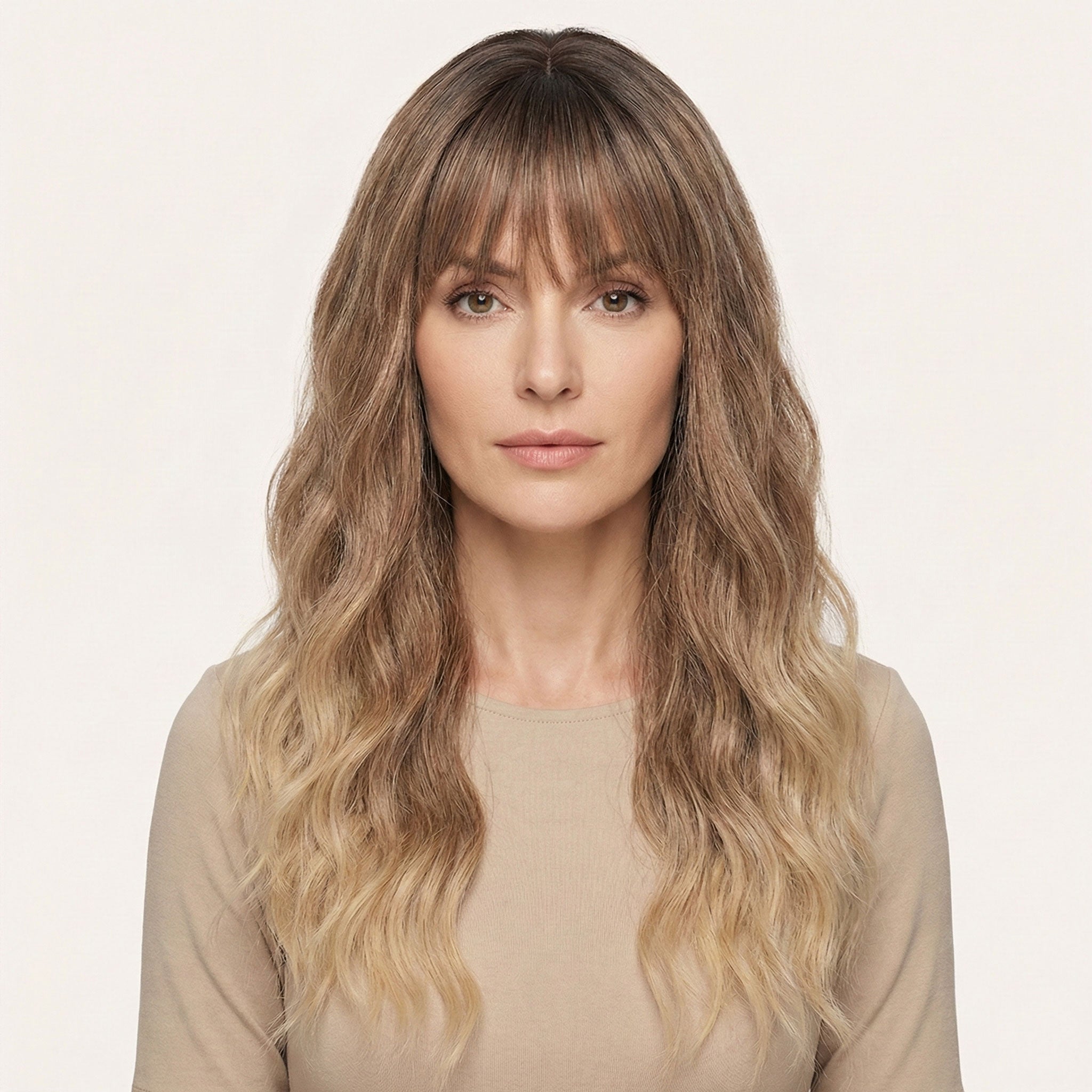 Perruque Synthétique Brune Mi-Longue - Willow