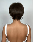 Perruque Synthétique Brune Ombré Rousse Courte - Xénia