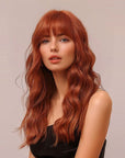 Perruque Synthétique Rousse Mi-Longue - Zephyr
