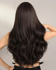 Perruque Synthétique Noire A Frange Longue - Nadia - Perruque Femme