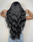 Perruque Synthétique Noire Longue - Audrey