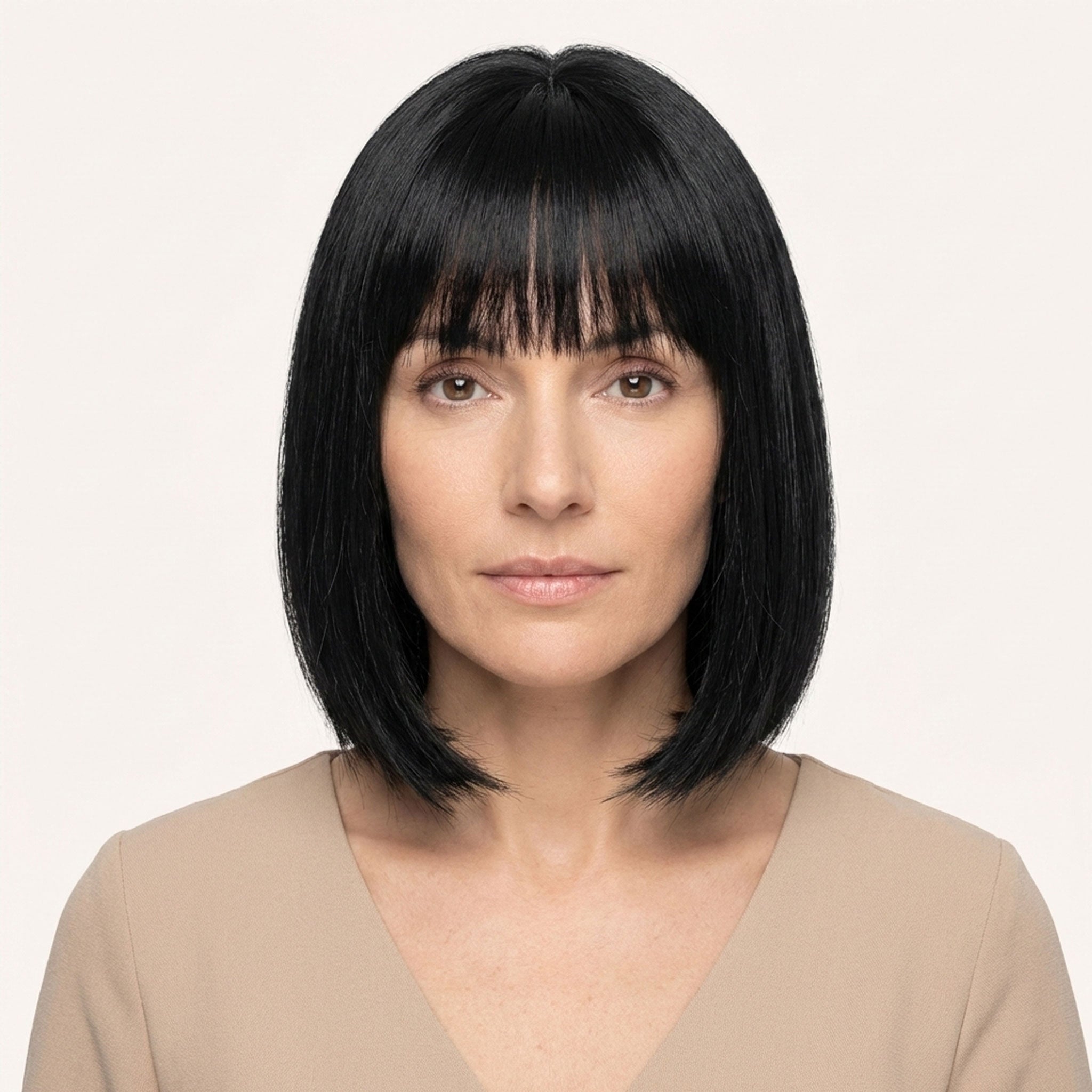 Perruque Synthétique Noire courte - Laura