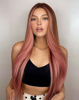 Perruque Synthétique Rose Longue - Roxelana
