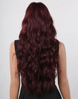 Perruque Synthétique Rouge Bouclée Longue - Delphine