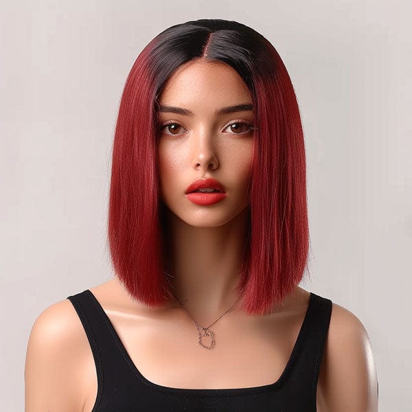 Perruque Synthétique Rouge Courte - Paloma