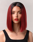Perruque Synthétique Rouge Courte - Paloma