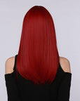 Perruque Synthétique Rouge Longue - Alethea