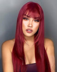 Perruque Synthétique Rouge Longue - Xiomara