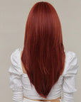 Perruque Synthétique Rouge Longue - Graciela