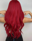 Perruque Synthétique Rouge Longue - Ilaria