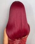 Perruque Synthétique Rouge Longue - Xiomara - Perruque Femme