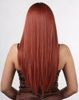 Perruque Synthétique Rouge Longue - Yael - Perruque Femme