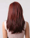 Perruque Synthétique Rouge Longue - Ysadora - Perruque Femme