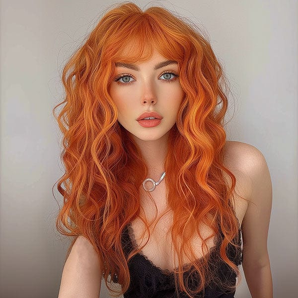 Perruque Synthétique Rousse Longue - Zahra