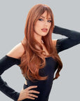 Perruque Synthétique Rousse Longue - Claribel - Perruque Femme