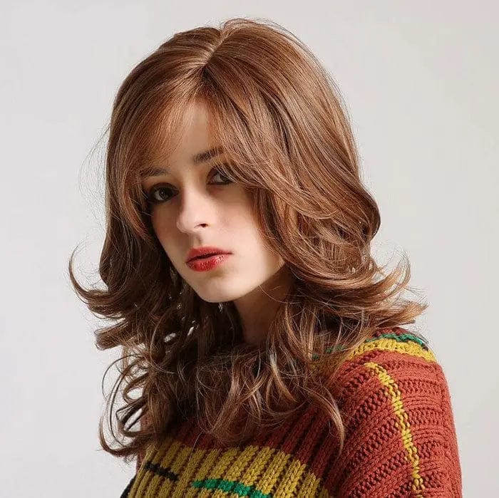 Perruque Synthétique Rousse Longue - Vesper