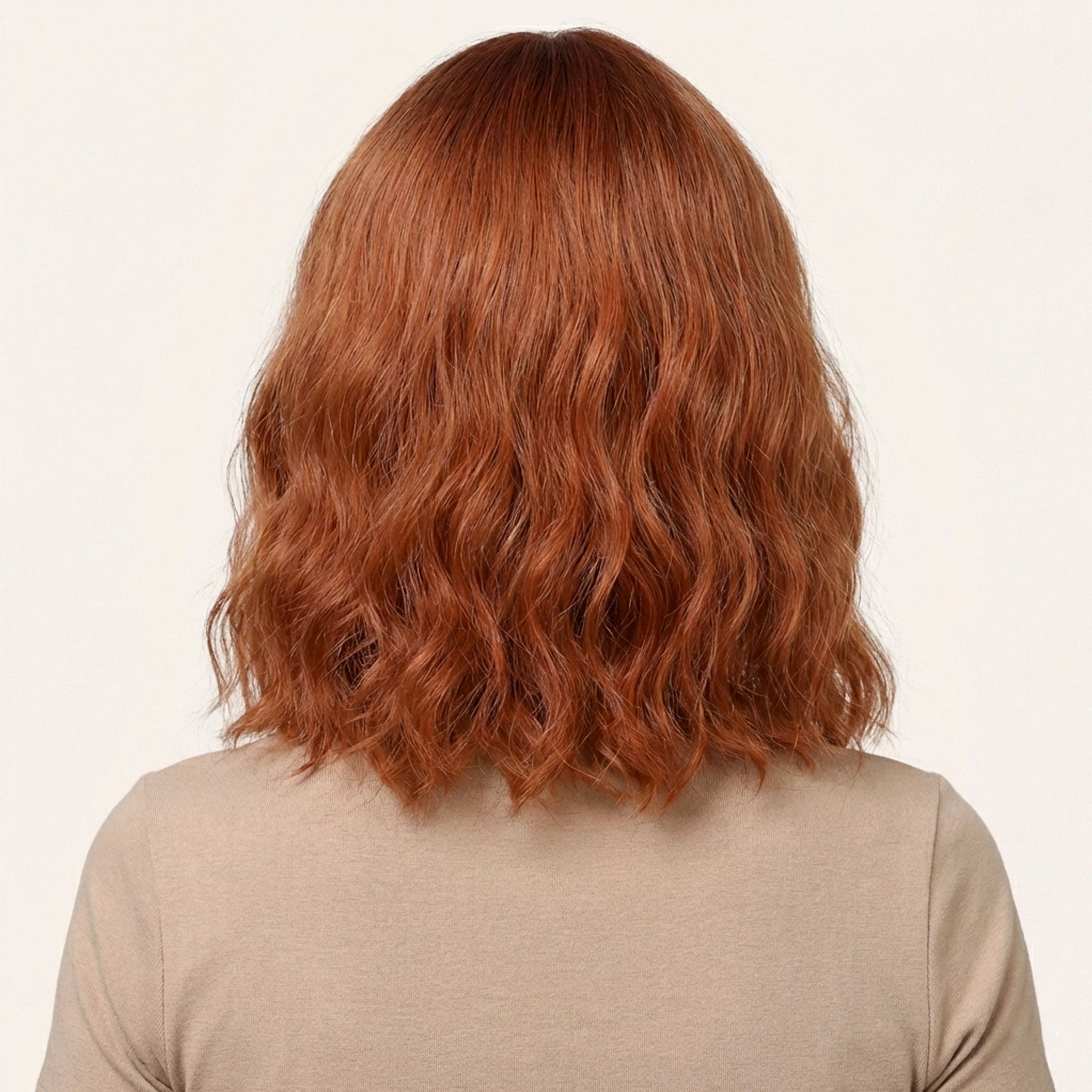 Perruque Synthétique Rousse Mi-Longue - Noémie