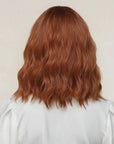 Perruque Synthétique Rousse Mi-Longue - Noémie - Perruque Femme