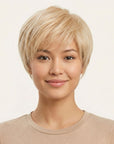 Perruque naturelle Blonde Carré Court - Quintina