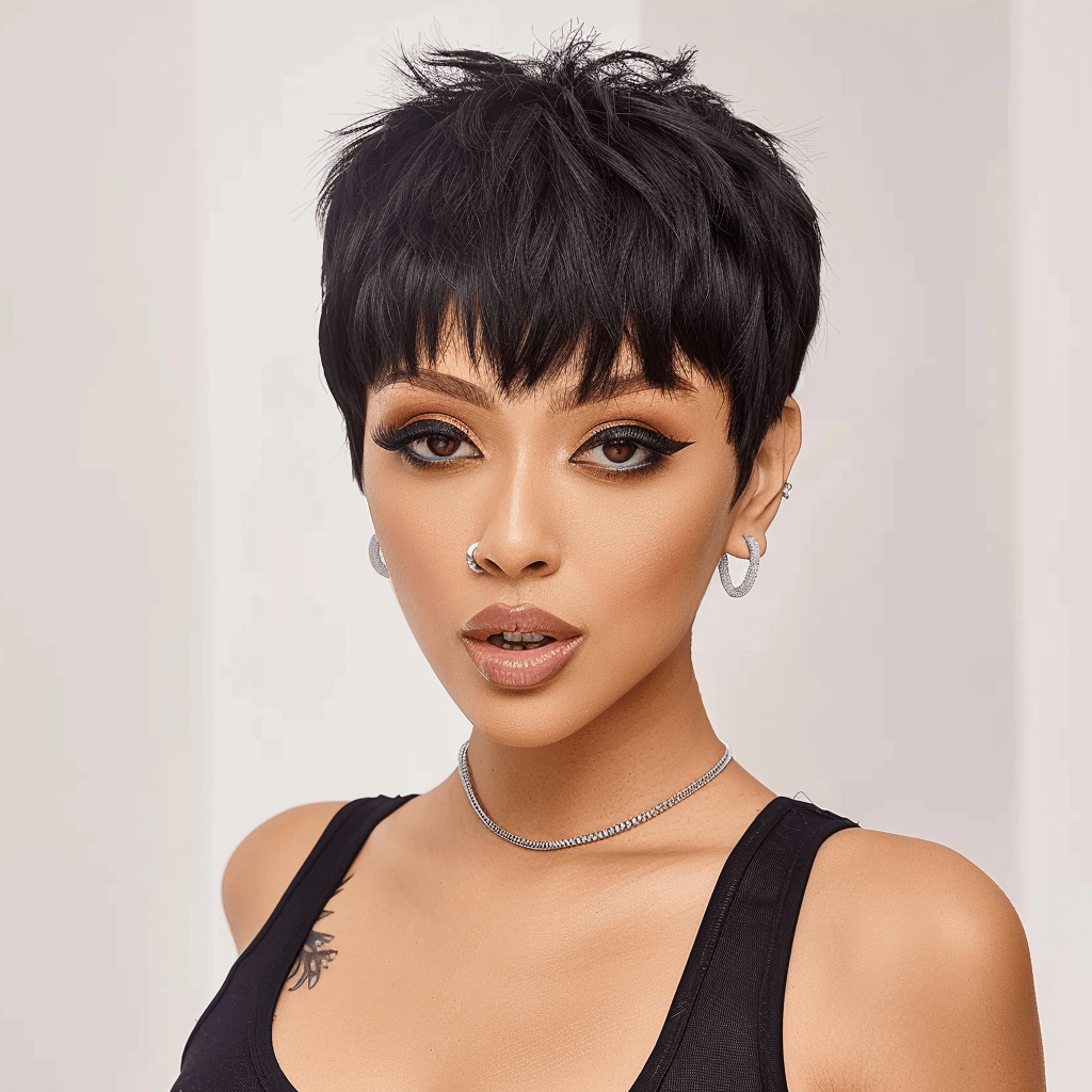 Perruque best sale femme black