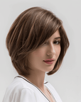 Perruque Semi naturelle Brune Courte - Quinta