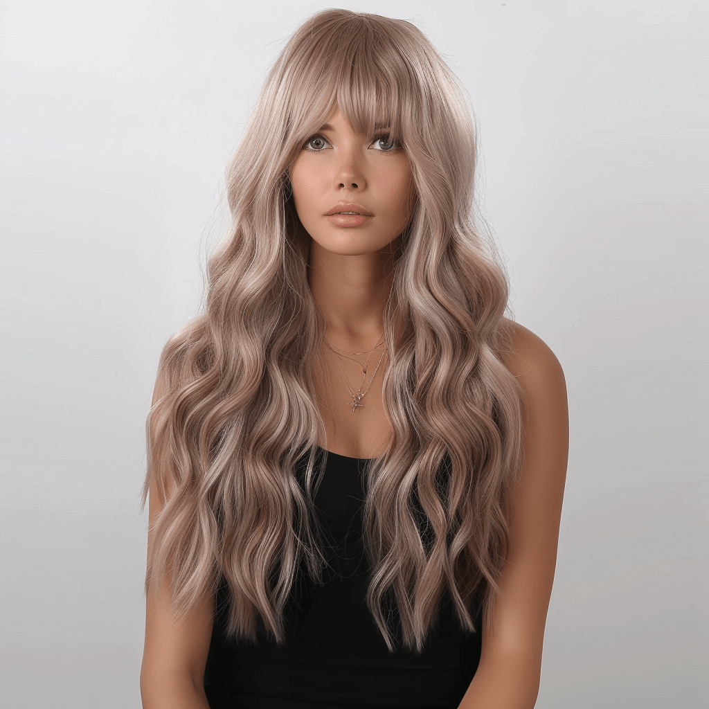 Perruque Synthétique Blonde Bouclée Longue - Gaëlle
