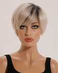 Perruque Synthétique Blonde Carré Court - Charlotte